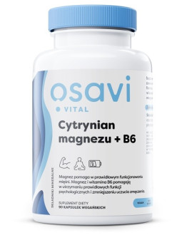 OSAVI Cytrynian magnezu + B6 (90 kaps.)