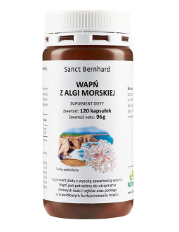 Wapń z Algi Morskiej (120 kaps.)