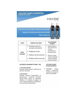 Pianka czyszcząca do skór i tekstyliów coccine 2