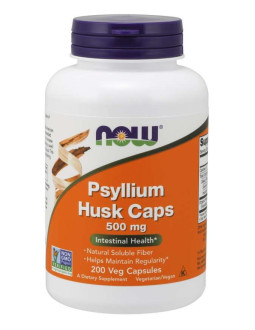 Psyllium Husk Caps - Babka Płesznik 500 mg (200 kaps.)