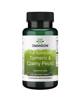 Turmeric & Black Pepper - Kurkuma + Czarny Pieprz (60 kaps.)