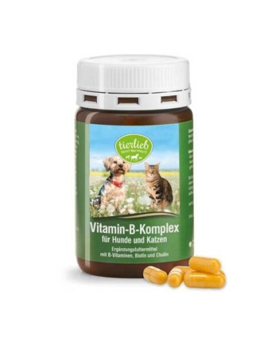 Tierlieb Witamina B-Complex Dla Psów I Kotów (120 Kaps.)