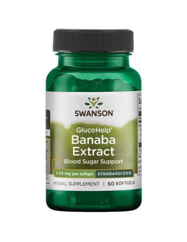 GlucoHelp Banaba Extract 1,33 mg (60 kaps.)
