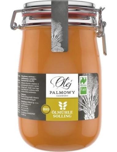 Ölmühle Solling Bio Czerwony Olej Palmowy (1000 Ml)