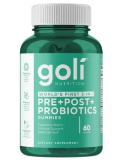 Goli Nutrition Pre+Post+Probiotics Gummies (60 Żelek)