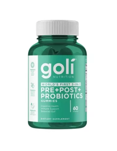 Goli Nutrition Pre+Post+Probiotics Gummies (60 Żelek)