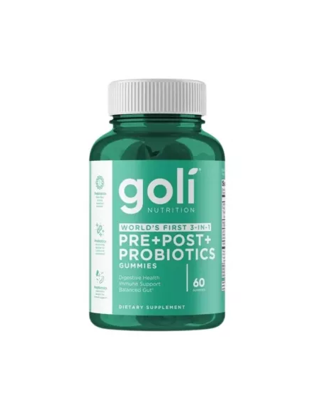 Goli Nutrition Pre+Post+Probiotics Gummies (60 Żelek)