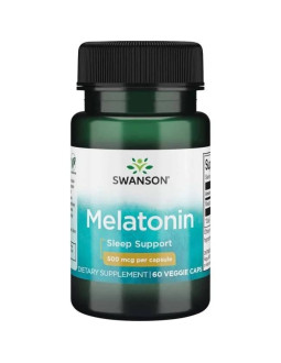 Swanson Melatonina 500 Mcg (60 Kaps.)