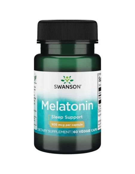 Swanson Melatonina 500 Mcg (60 Kaps.)