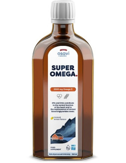 OSAVI Super Omega, 2900 mg - smak cytrynowy (250 ml)
