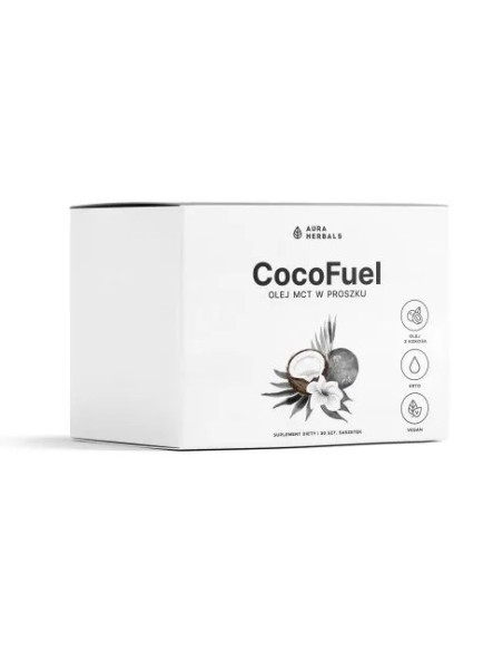 Aura Herbals Cocofuel - Olej Mct Proszek W Saszetkach (30 Szt.)