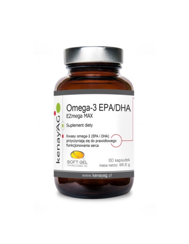 Omega-3 EPA/DHA EZmega MAX (60 kaps.)
