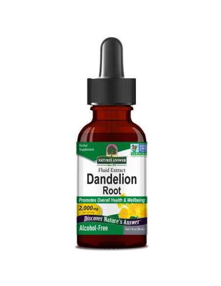 NATURE'S ANSWER Dandelion Root - Ekstrakt z korzenia mniszka lekarskiego (30 ml)