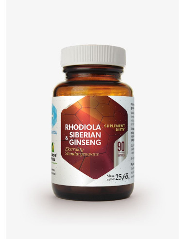 Rhodiola & Siberian Ginseng (90 kaps.)