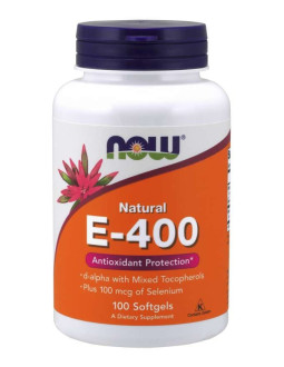 Witamina E 400 IU + Selen 100 mcg (100 kaps.)