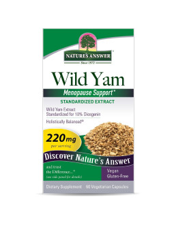 Nature's Answer Wild Yam - Pochrzyn Chiński (60 Kaps.)