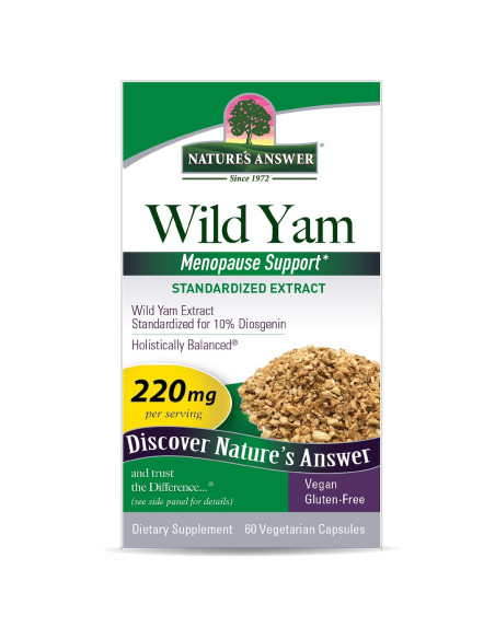 Nature's Answer Wild Yam - Pochrzyn Chiński (60 Kaps.)