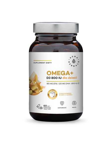 Omega+ dla dzieci (kapsułki twist-off) -(60 kaps.)