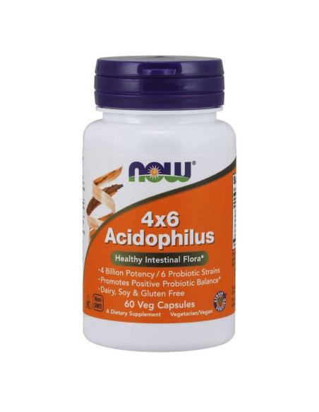 4x6 Acidophilus - Probiotyk 4 Billion Acidophilus (60 kaps.)