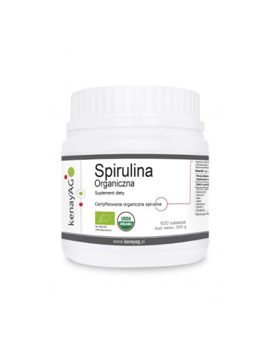 EKO Organiczna Spirulina (600 tabl.)