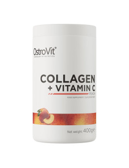 Ostrovit Kolagen + Witamina C - Smak Brzoskwiniowy (400 G)