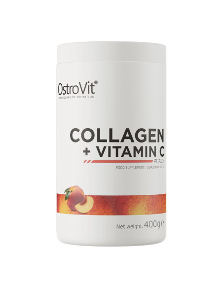 Ostrovit Kolagen + Witamina C - Smak Brzoskwiniowy (400 G)