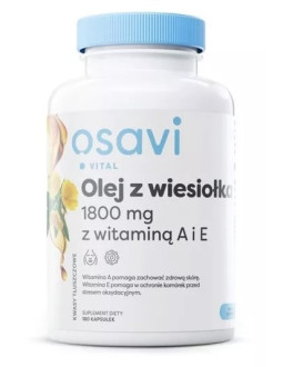 Olej z wiesiołka 600 mg z wit. A i E (180 kaps.)