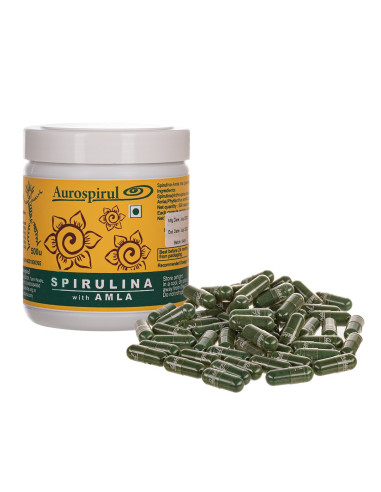 Aurospirul Spirulina Z Amlą (500 Kaps.)