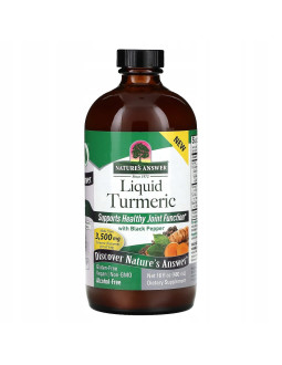 Nature's Answer Turmeric With Black Pepper - Kurkuma + Czarny Pieprz (480 Ml)
