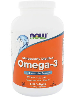 Omega-3 Molecularly Distilled (500 kaps.)
