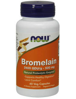 Bromelaina 2400 GDU 500 mg (60 kaps.)