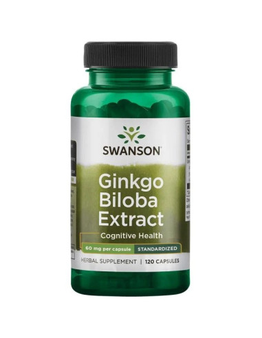Ginkgo Biloba Extract 60 mg (120 kaps.)