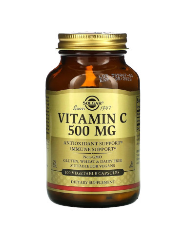 SOLGAR Vitamin C 500 mg (100 kaps.)