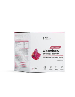 Aura Herbals Naturalna Witamina C 1000 Mg Z Aceroli W Saszetkach (30 Szt.)