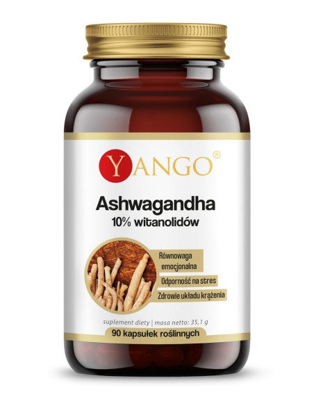 YANGO Ashwagandha 10% witanolidów (90 kaps.)