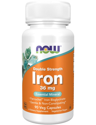 NOW FOODS Double Strength Iron (90 kaps.)