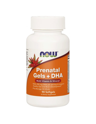 Prenatal Gels + DHA - Witaminy i Minerały Prenatalne + DHA (90 kaps.)