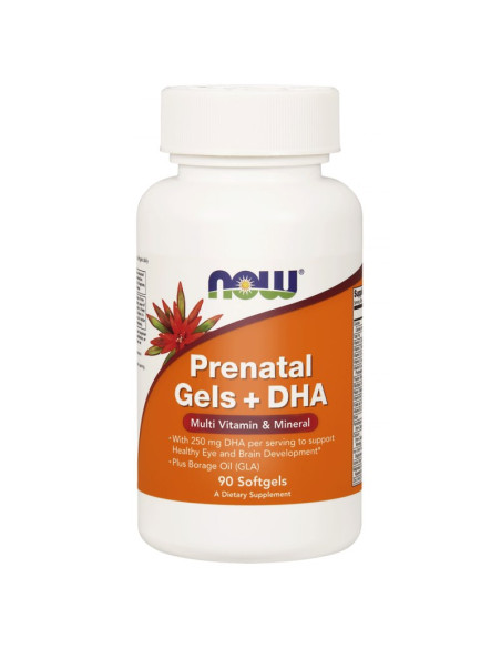 Prenatal Gels + DHA - Witaminy i Minerały Prenatalne + DHA (90 kaps.)
