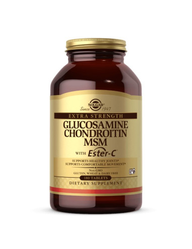 Extra Strength Glucosamine Chondroitin MSM with Ester-C® (180 tabl.)