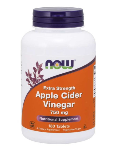 Apple Cider Vinegar - Ocet Jabłkowy 750 mg (180 tabl.)