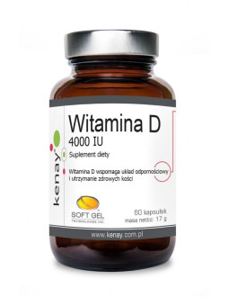 Witamina D3 4000 IU (60 kaps.)