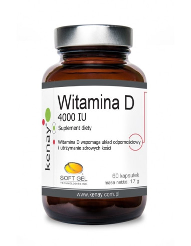 Witamina D3 4000 IU (60 kaps.)
