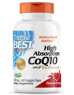 Koenzym Q10 100 mg i Piperyna BioPerine - Vegan (60 kaps.)