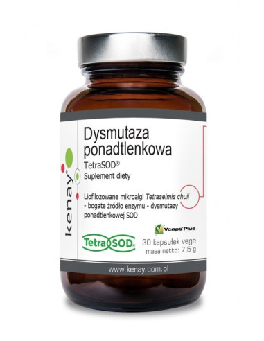 SOD 750 IU - Dysmutaza ponadtlenkowa TetraSOD® (30 kaps.)