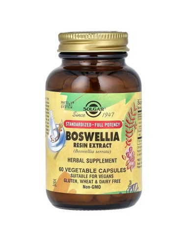 SOLGAR Boswellia Resin Extract - Boswellia ekstrakt z żywicy (60 kaps.)