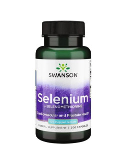 Selenium L-Selenomethionine 100 mcg (200 kaps.)