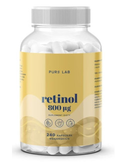 PURE LAB Retinol 800 mcg Witamina A (240 kaps.)