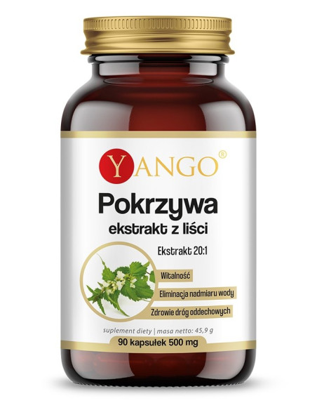 Pokrzywa - ekstrakt z liści 20:1 (90 kaps.)