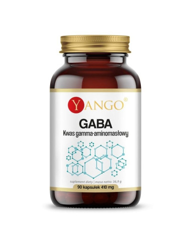 GABA - kwas gamma-aminomasłowy (90 kaps.)
