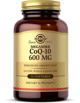 SOLGAR Megasorb CoQ-10 600 mg - Koenzym Q10 600 mg (30 kaps.)